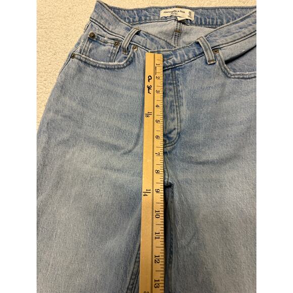 Abercrombie & Fitch The Dad High Rise Jeans Size 25 - Picture 4 of 10